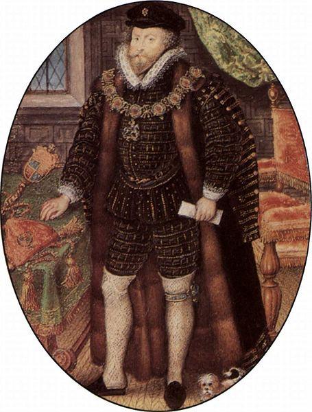 Nicholas Hilliard Portrat des Sir Christopher Hatton oil painting image